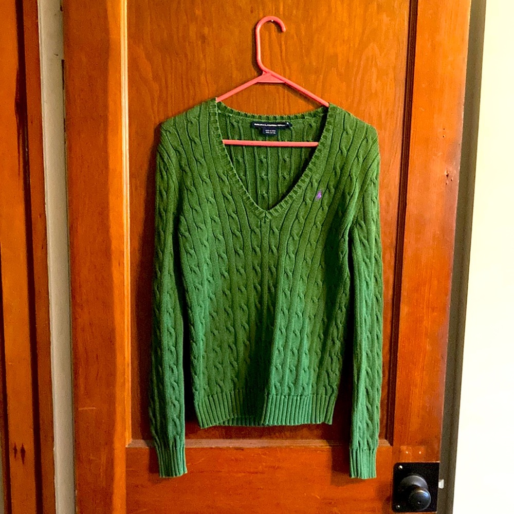 Ralph Lauren V-Neck Sweater Medium